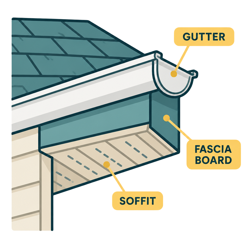 Gutters, Soffits & Fascia